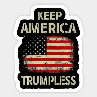Keep America Trumpless Sticker